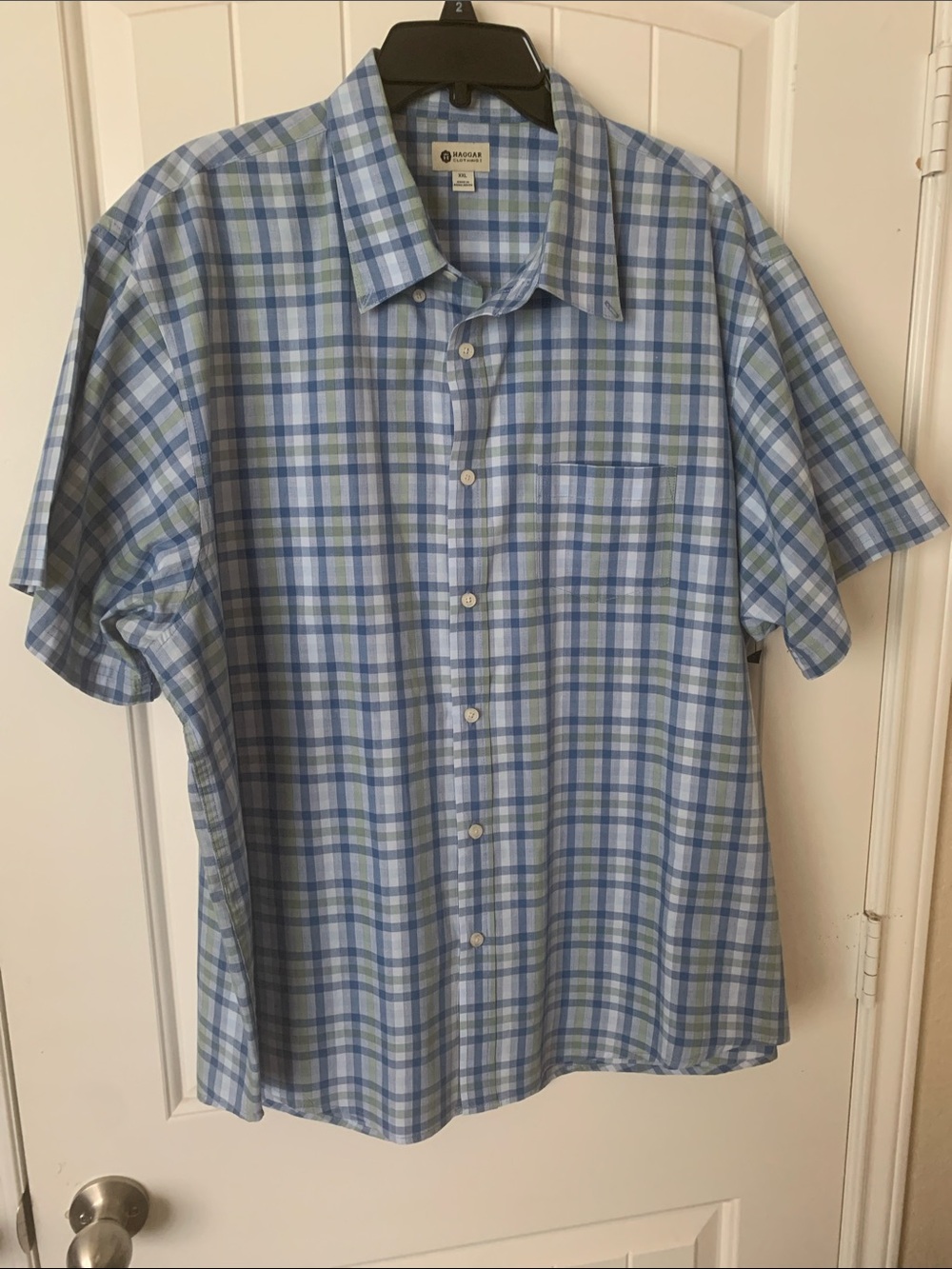 Haggar Mens Shirt Sz XXL